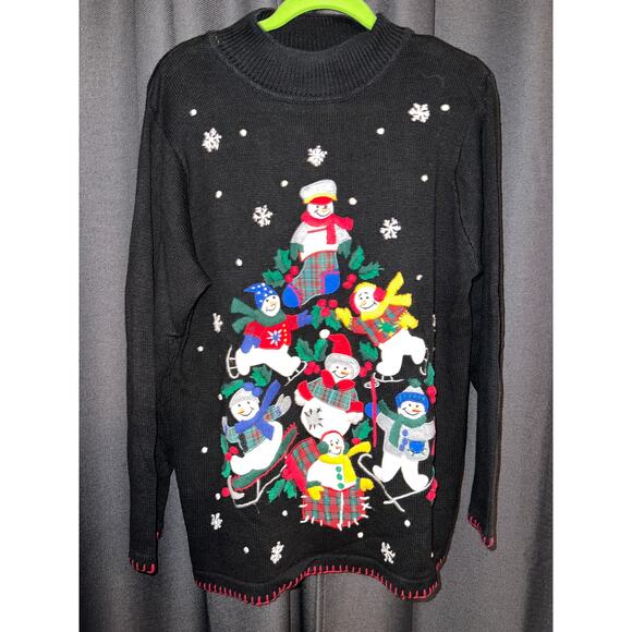Vintage Ugly Christmas Sweater Xmas Size Large - Picture 1 of 3